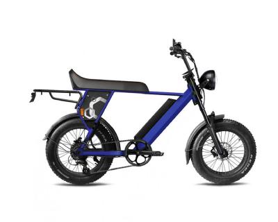 China Aluminum Alloy 48V500w 20inch Tire Electric Fat Mountain Rear Hub Scrambler Bike for sale