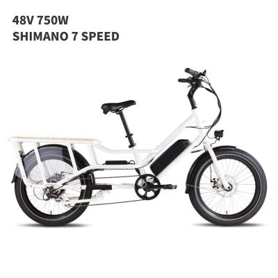 China Aluminum Alloy Cargo Bike Bicicletta elettrica bicicleta Para des electricas de bicicletas d'eletrica electric bicycle for delivery car for sale