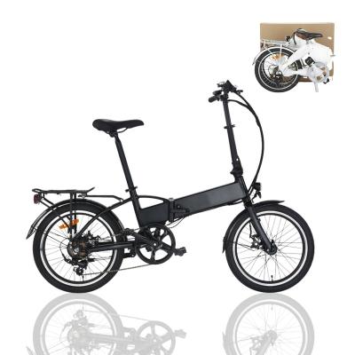 China Aluminum Alloy Foldable Bike Cycling Mini 20 Inch e-Bike Eu Electric Folding Bicycle Bike for sale