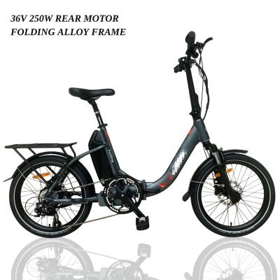 China Aluminum alloy Eu fold e mini bike 20 inch folding electric fat bike folding fat bike for sale for sale