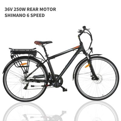 China Aluminum alloy 36v 48v 250w motor bike city bicycles retro hombres de mujer de Para de bicicleta belt drive electric ebike for sale