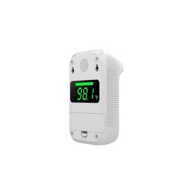 China Quick Response Fast Shipping Hands Free Auto Smart B5 Wall Mounted Thermometer With Counter Surface Detect Thermometer for sale