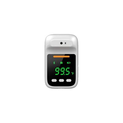 China B5 Quick Large LCD Display Non-contact Digital Body Response USB Charging Hanging Wall Mounted Thermometer for sale