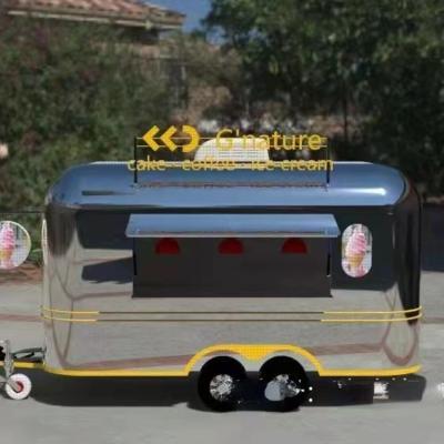 China Commercial catering mobile kitchen, food trailer catering motorhome, ice cream food vendor for sale