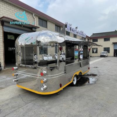 China Mobile Commercial Catering Hot Dog Cart Ice Cream Food Truck With Kitchen for sale