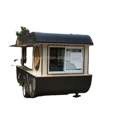 China Vegetable processing plant maker catering trailer coffee main/ice cream van, food truck europe for sale