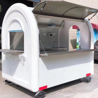 China 2021 Vegetable Processing Plant Customized Just Multifunctional Mini Food Trailer Fully Equipped Food Cart for sale