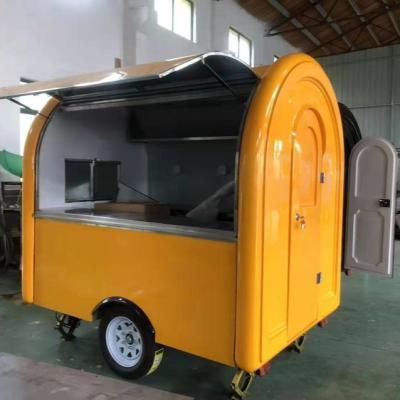 China Wholesale mobile vegetable processing plant food cart outdoor street kitchen fast food truck with cooking equipment for sale for sale