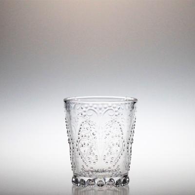 China High Quality Stocked Glass Tumbler Glass Juice Water Drinking Glass Cup 300ml Beverage for sale