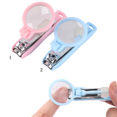 China Wholesale Toe Safety Baby Nail Clippers with Magnifier Glass for sale