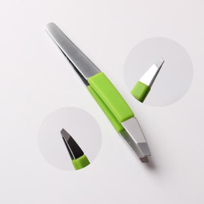 China Professional non-slip handle beauty tweezers available for sale