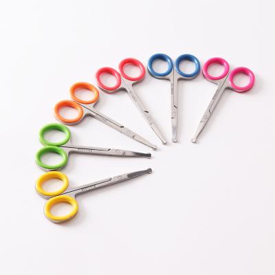 China Wholesale B3124 Rubber Ring Beauty Cutting Scissors for sale