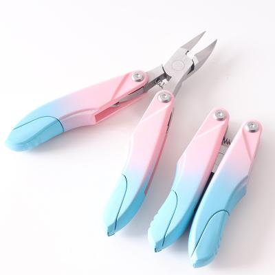 China Eco-Friendly New Design Multi Function Stainless Steel Portable Foldable Nail Plier With Nail Folder Picker for sale