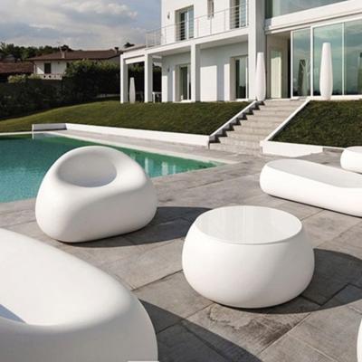 China Modern beauty OEM design mall luxury park outdoot modern stone white artificial stone benches for sale