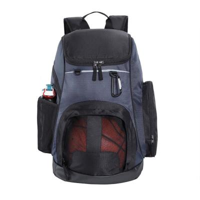 China With USB Customized Logo Men Sports Backpack Outdoor Travel Soccer Basketball Backpack for sale