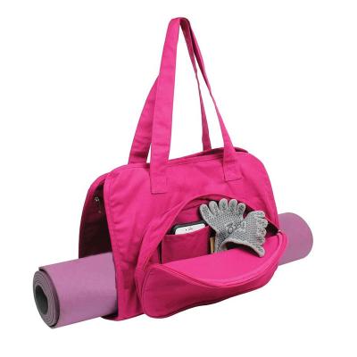 China Travel Bike Bag New Design Sling Yoga Bag Cotton Eco-Friendly Yoga Mat Carry Bag for sale