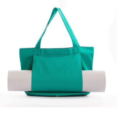 China Wholesale Convenient Travel Bike Bag In Pockets Mat Cloth Tote Bag With Yoga Carry Beach Shopping Bag Canvas for sale