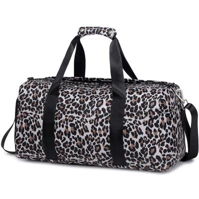 China High Quality Fashion Dance Sport Gym Bag Waterproof Nylon Women's Travel Bag With Shoe Compartment for sale