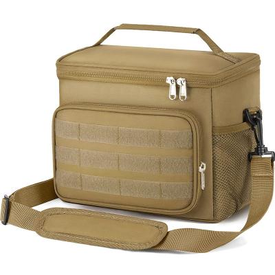 China Custom Made Outdoor Waterproof Insulated Tactical Military Lunch Bag Lunch Bag Cooler Bag For Men for sale