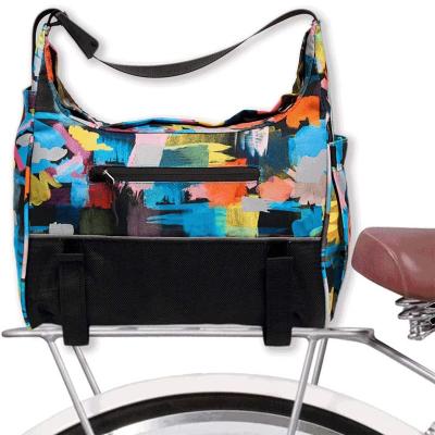 China Multifunctional Travel Bike Bag Fashion Women Shoulder Bag Waterproof Bike Saddle Bag Travel Bicycle Tube Bag for sale