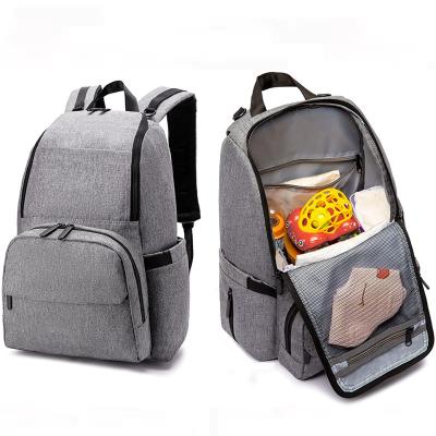 China With USB Large Capacity Diaper Mommy Travel Bags Multifunctional Waterproof Baby Bag Diaper Backpack for sale