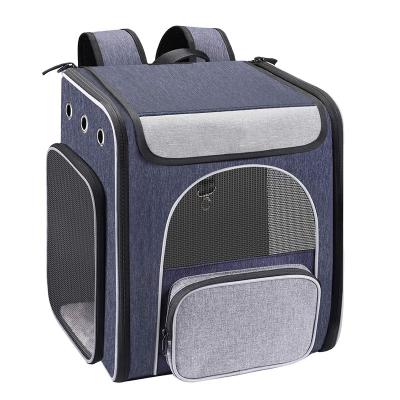 China Hot Selling Viable Pet Carrier Backpack Breathable Airline Approved Foldable Travel Pet Bags For Dogs for sale