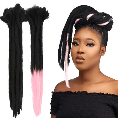 China Soft Sister Locs Synthetic Crochet Braiding Hair Extensions Faux Locs Hair Goddess 24in Very 24in Crochet Hair Braids for sale