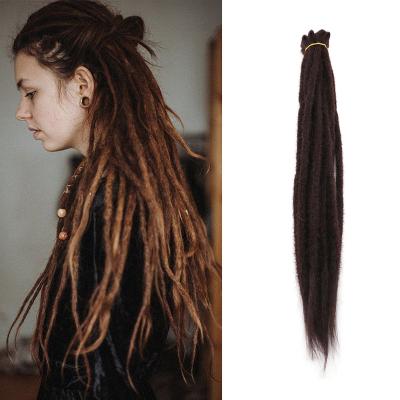 China Tianrun 20inch Synthetic Ombre Heat Resistant Dreadlocks Fiber Heat Resistant Hair Braids Synthetic Hair For Braids Extension Synthetic Hair for sale