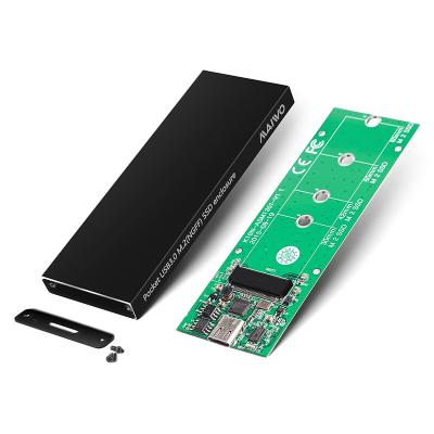 China > support B+M-key SATA M.2 SSD New Design USB 3.2 Gen2 10Gbps Enclosure Type C SATA M.2 SSD for sale