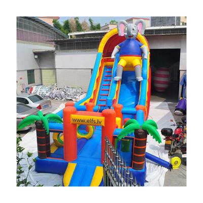 China Retail Party Amusement Park School Backyard Birthday Party Water Bounce Rental Jumping House For Kids Inflatable Bouncer Slide Bouncy Castle With Slide for sale