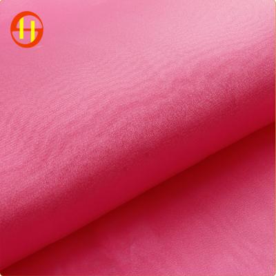 China China Anti-Static Factory 10 Years Experience Fabric Woven Organza Silk Fabric Polyester Organza for sale