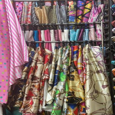 China 2021 Tear-resistant New Design Sleepwear Fabric Digital Printing Satin Fabric 100% Polyester Fabric for sale