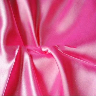 China Latest Dress Fabric Polyester Satin Fabric Charmeuse Dye Satin Shrink-Resistant for sale