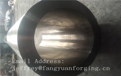 China St52-3 Anillos de acero forjados enrollados en caliente Sleeve cilindro forjado 3000mm de longitud en venta