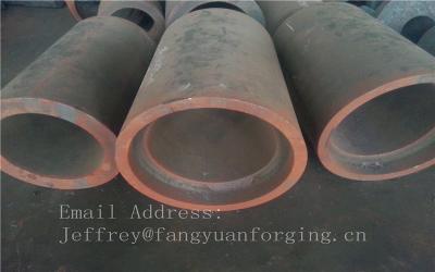 China C15 Forged Sleeves Forged Tube / Block With Hole Forged Ring Normalized And Proof Machined for sale