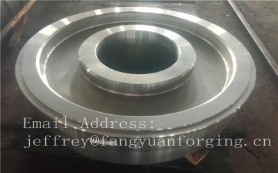 China EN JIS ASTM AISI BS DIN Druckbehälter geschmiedet Weil Blanks Teile Schleifrad Helical Ring Gear Wheel zu verkaufen