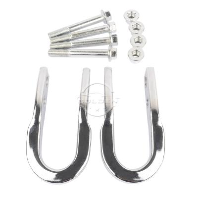 China Gold Silver Color Tow Hook Front Recovery Hooks For 2015-2021 Colorado Canyon 23253074 24*14*13cm for sale