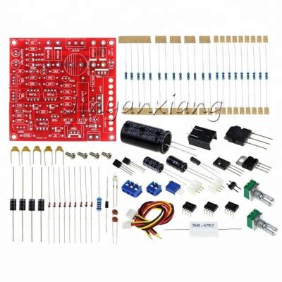 China Red 0-30V 2mA-3A Adjustable Uninterruptible DC Regulated Power Supply DIY Kit Short Circuit Current Limiting Protection Small Size for sale