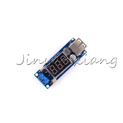 China DC-DC 6.5-40V 24v 12v to 5V 1A 1.5A 2A USB Charger PCB Circuit Buck Converter Voltmeter Power Supply Buck Step Down Module 58*21*10mm for sale