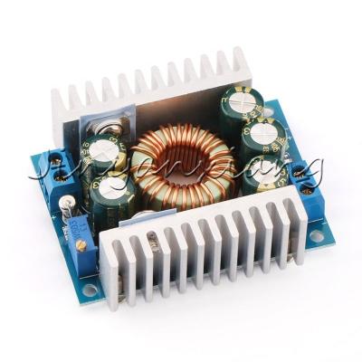 China 4.5-30V to 0.8-30V DC-DC Buck Converter High Max Adjustable Power 8A 12A Module Car Power Regulator Step Down Module 24v 12v 5v 60*51*22MM for sale