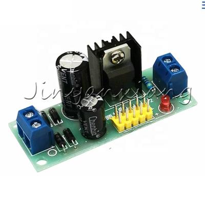 China ac/dc 12V 7.5-20V to DC 5V L7805 LM7805 3-Terminal 5.7cm*2.3cm Voltage Stabilizer 5V Voltage Converter Power Supply Module Power Supply PCB Board for sale