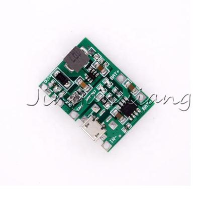 China 3.7V to 5V 9V 2A Adjustable Step Up Boost Converter 18650 Battery Charger Board Micro USB 33*23*5mm for sale