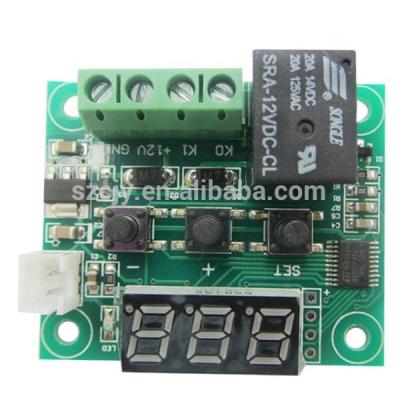 China W1209 Thermostat Temperature Control Switch Digital DC 12V Heat Mini Thermostat Temperature Controller Cool Incubation with 48*40mm Led for sale