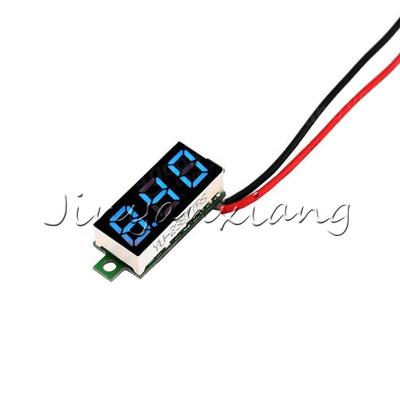 China Blue Mini Digital DC Voltmeter 0.28 Inch 3.2-40V 0.28