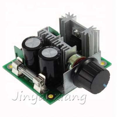 China //12V-40V 10A PWM DC Motor Speed ​​Controller with Knob High Efficiency, High Torque, Low Temperature Generating with Reverse Polarity Prot for sale