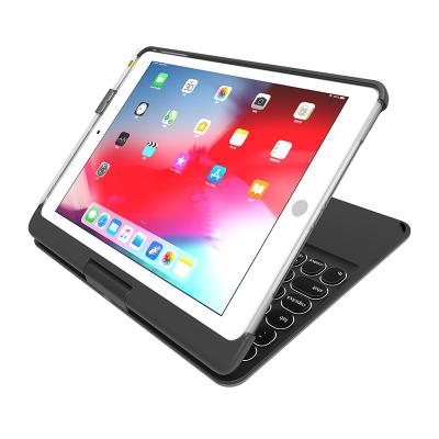 China Anti-ghosting Retro 9.7 Inch Round Rotating Blue-tooth Keyboard 10.2 Inch Touch Keyboard Split Backlit Wireless Keyboard For iPad Air 3 for sale