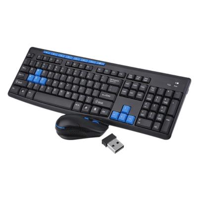 China Techsnex HK3800 Waterproof Wireless Keyboard and Mous Set Wireless Multimedia Desktop Gaming Keyboard Laptop Keyboard Mouse Combos for sale