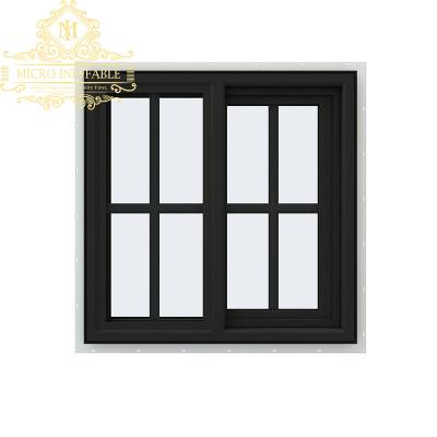 China Hot Selling Magnetic Modern Aluminum Sheet Double Sliding Windows Aluminum Screen Aluminum Sliding Window With Mosquito Net for sale