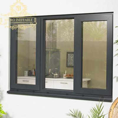 China High Quality Frameless Sliding Windows Magnetic Screen Double Glazed Aluminum Sliding Windows With Mosquito Net for sale