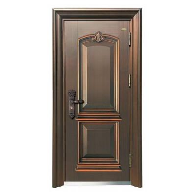 China Factory Price Front Entry Door Exterior Main Security Steel Door Custom Metal Anti-theft Security for sale